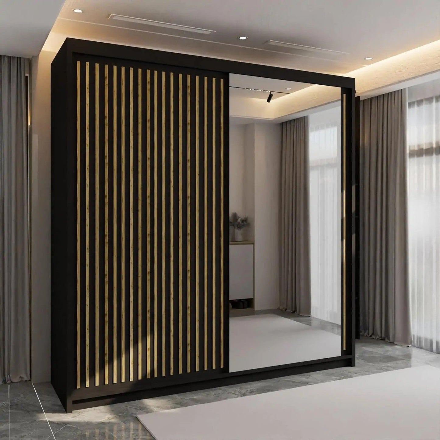 Terenzio Sliding Wardrobe - Furniturezone