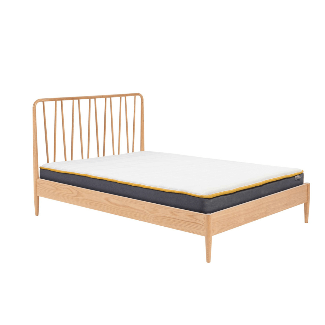 Tomas Solid Oak Oak Bed Frame - Furniturezone