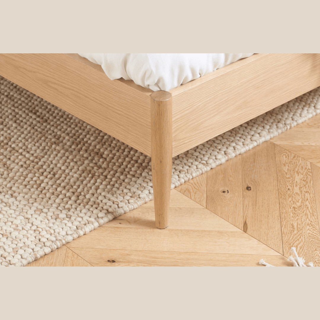 Tomas Solid Oak Oak Bed Frame - Furniturezone
