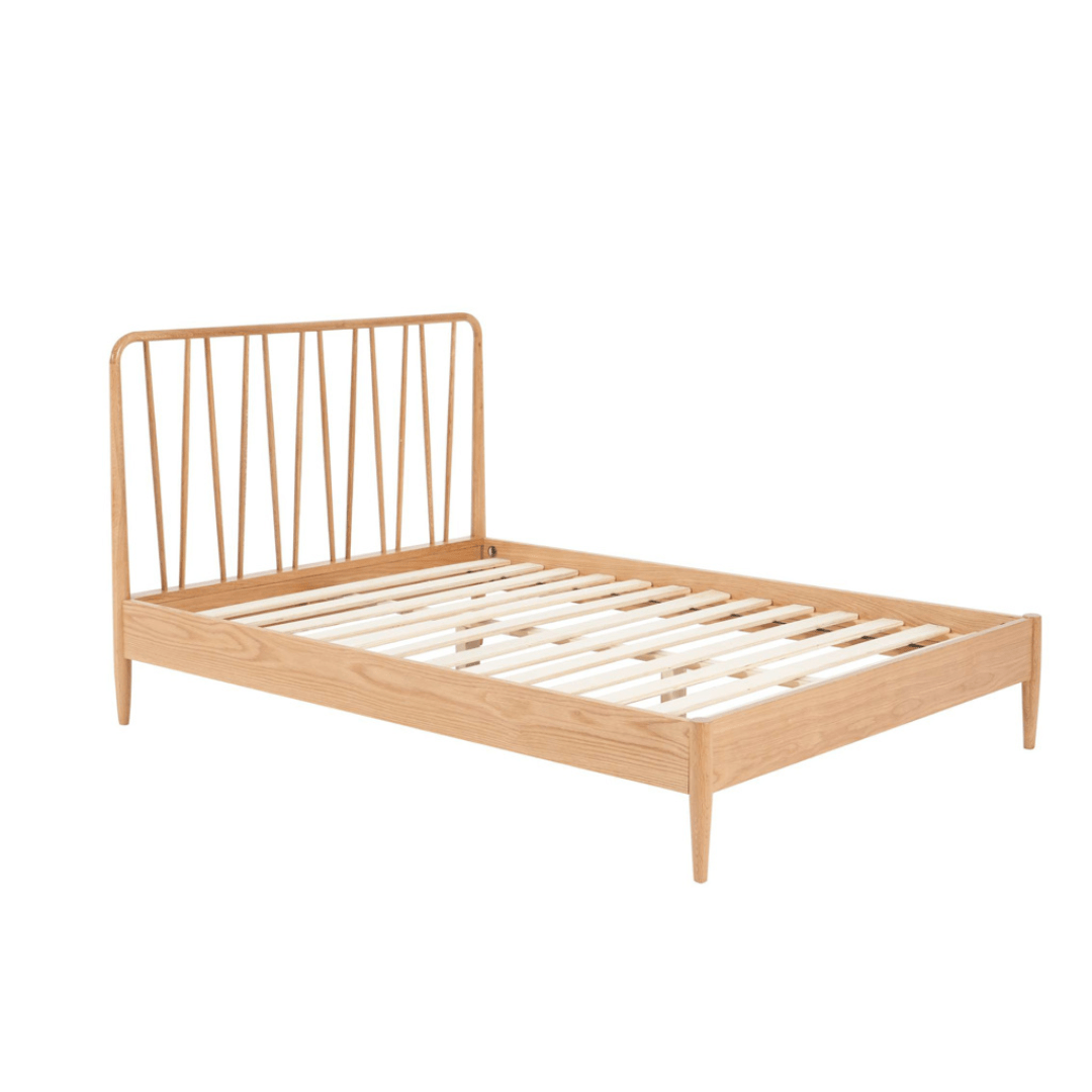 Tomas Solid Oak Oak Bed Frame - Furniturezone