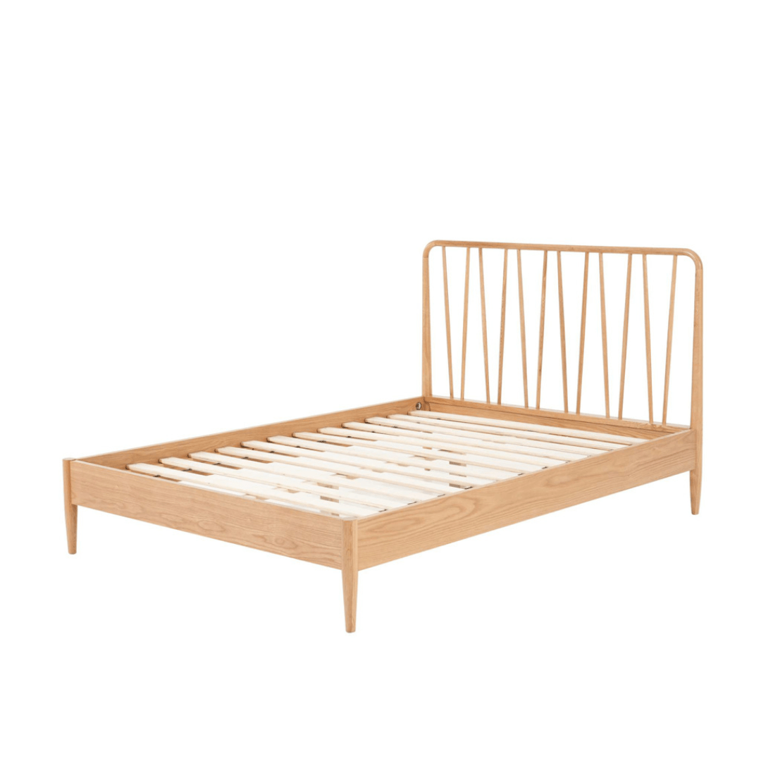 Tomas Solid Oak Oak Bed Frame - Furniturezone