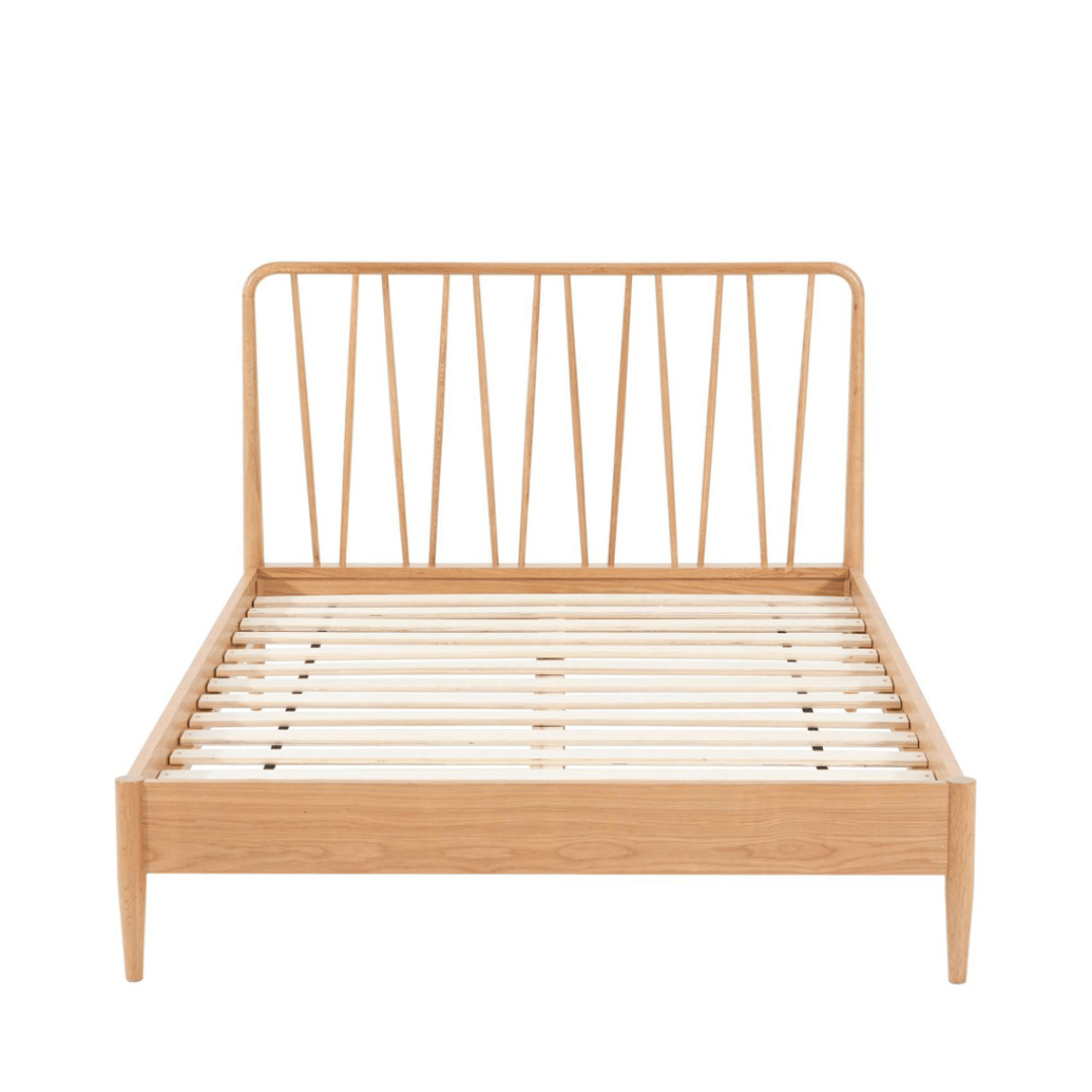 Tomas Solid Oak Oak Bed Frame - Furniturezone