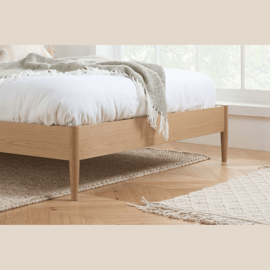 Tomas Solid Oak Oak Bed Frame - Furniturezone