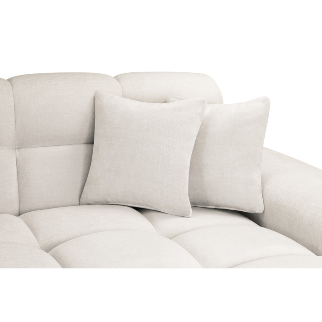 Valencia Corner Sofa Beige - Left Hand Facing - Furniturezone