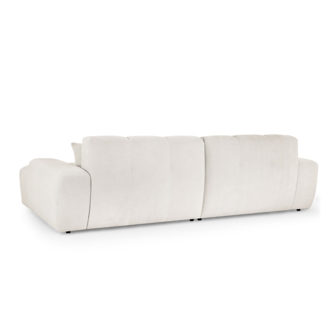 Valencia Corner Sofa Beige - Right Hand Facing - Furniturezone