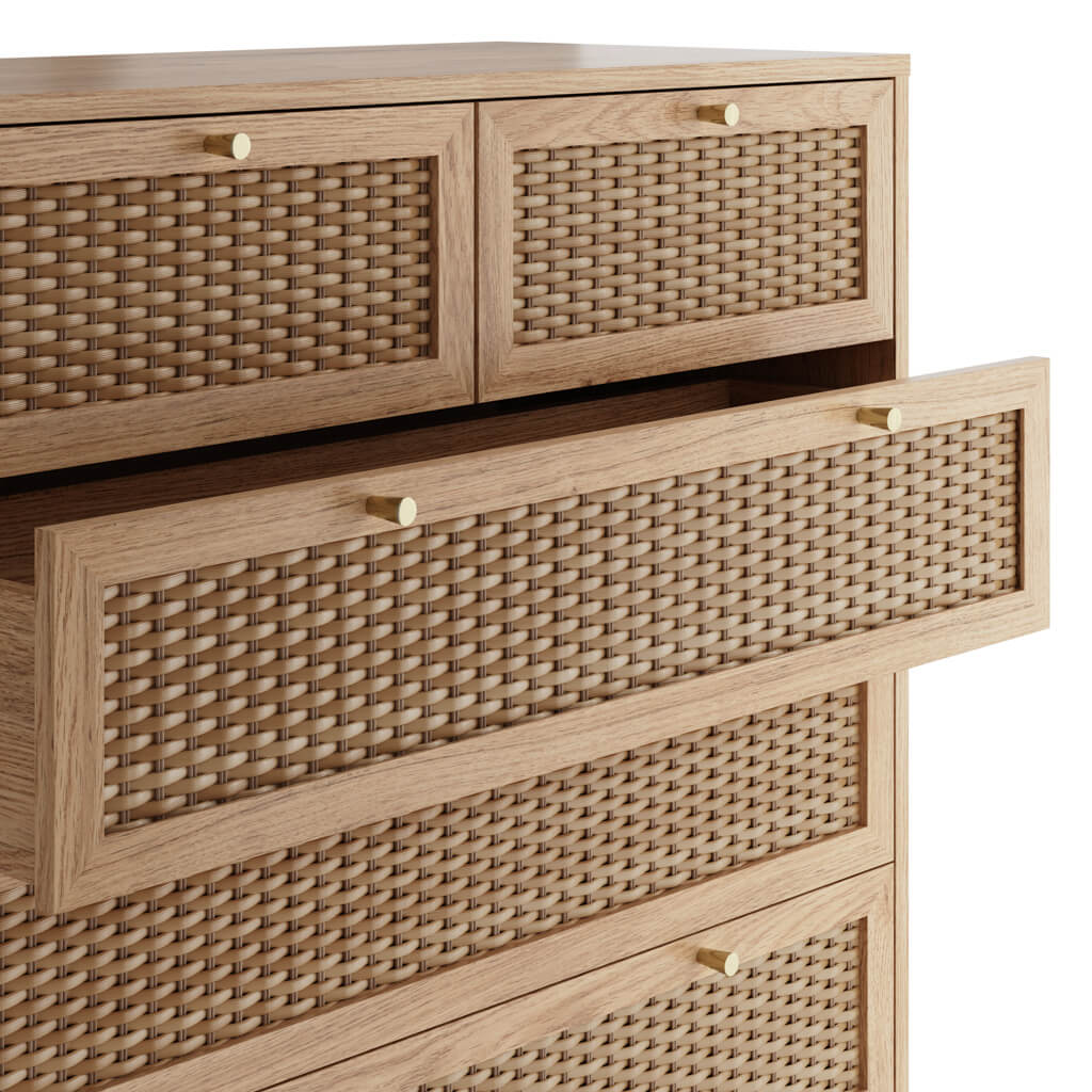 Valentina 6 Drawer Chest - Furniturezone