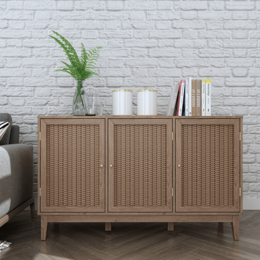 Valentina Large Rattan Sideboard - Furniturezone