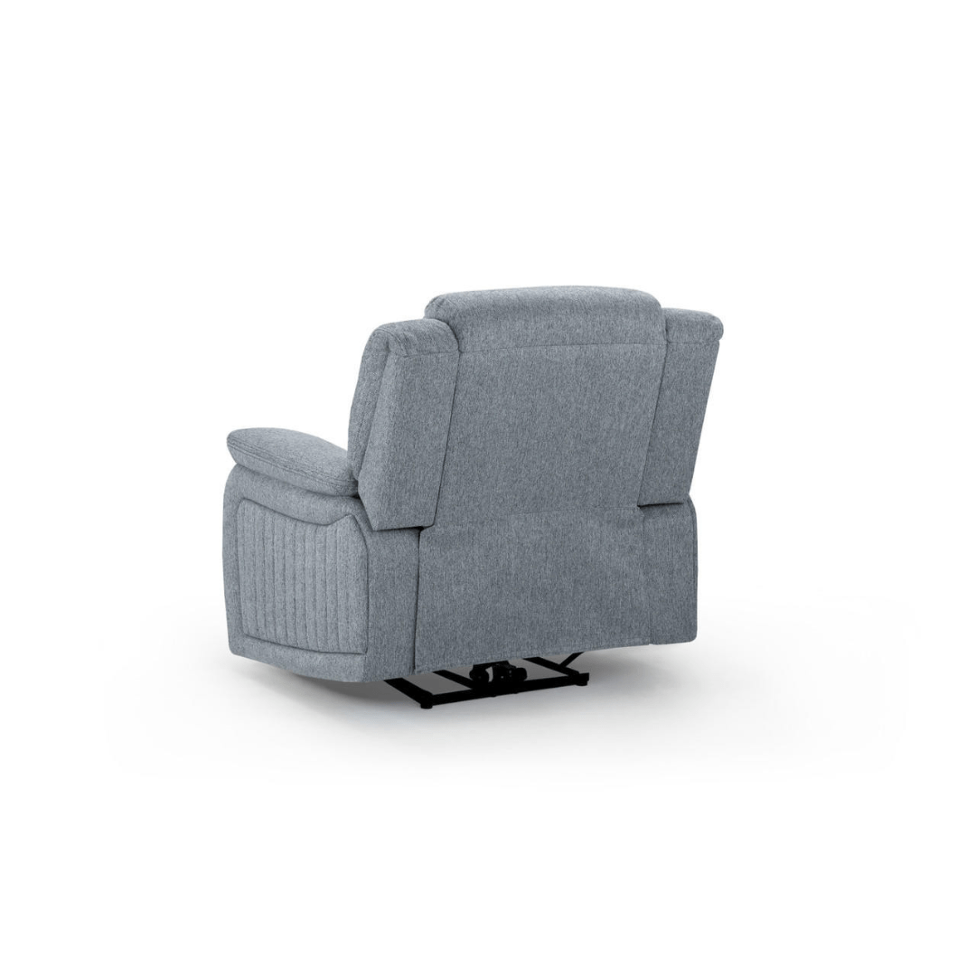 Venturi Electric Recliner Grey Armchair - Furniturezone