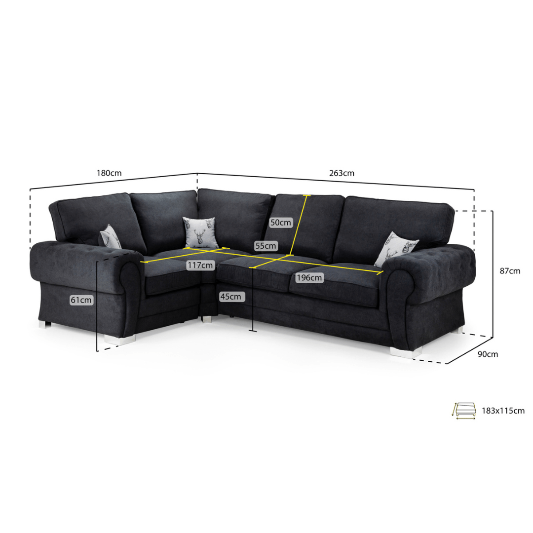 Verona Corner Sofa Bed - Furniturezone
