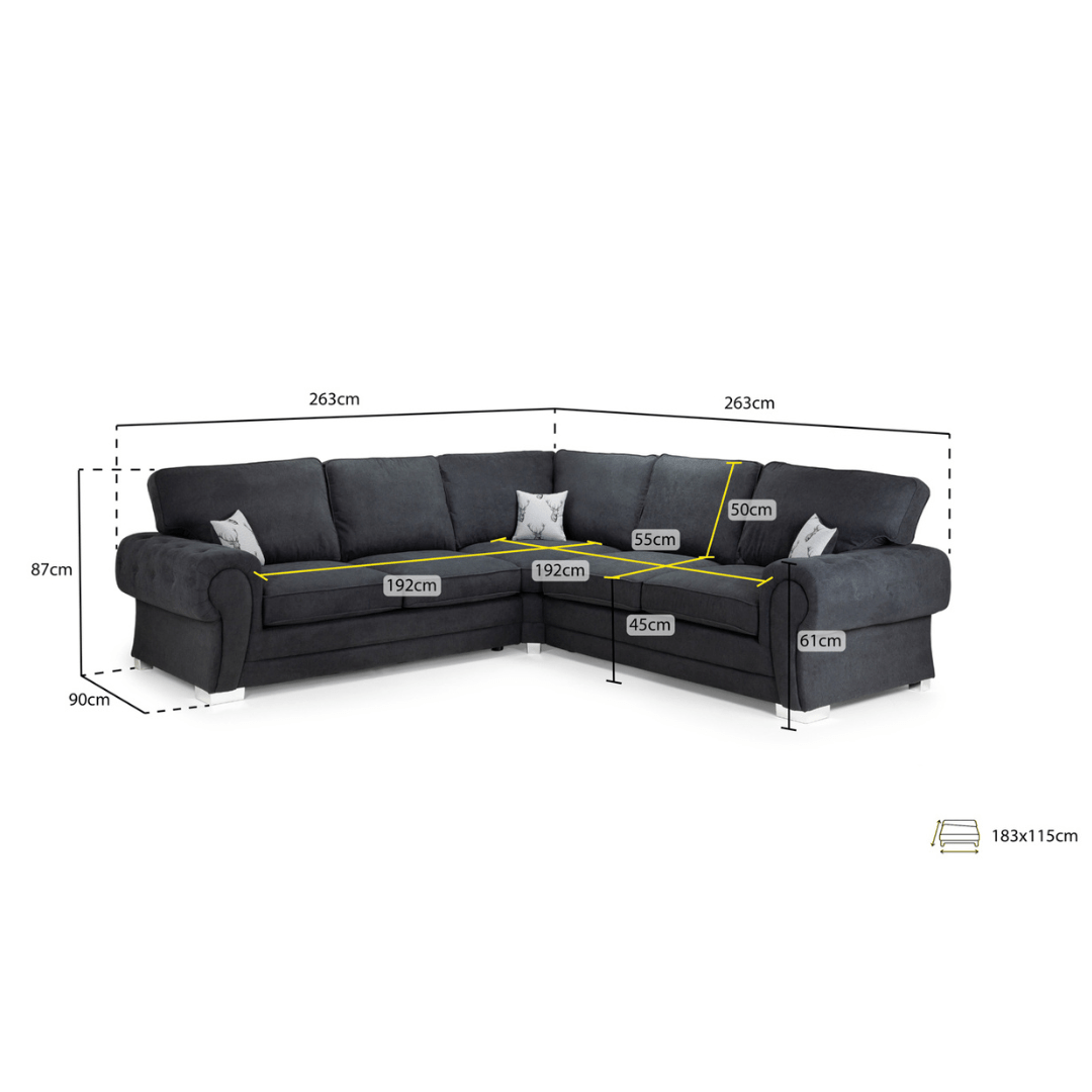 Verona Corner Sofa Bed - Furniturezone