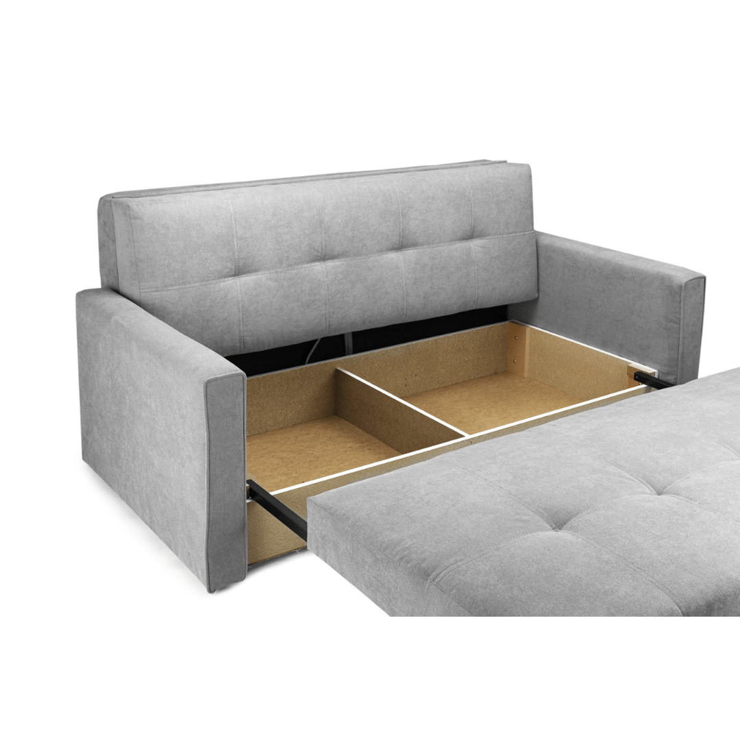 Viva Sofabed Grey 3 Seater - Furniturezone