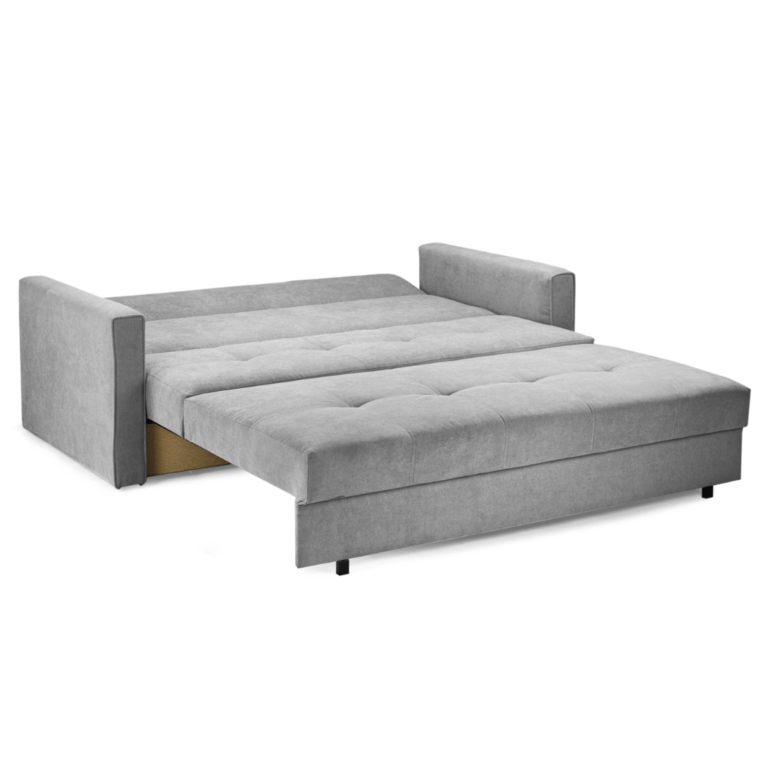 Viva Sofabed Grey 3 Seater - Furniturezone