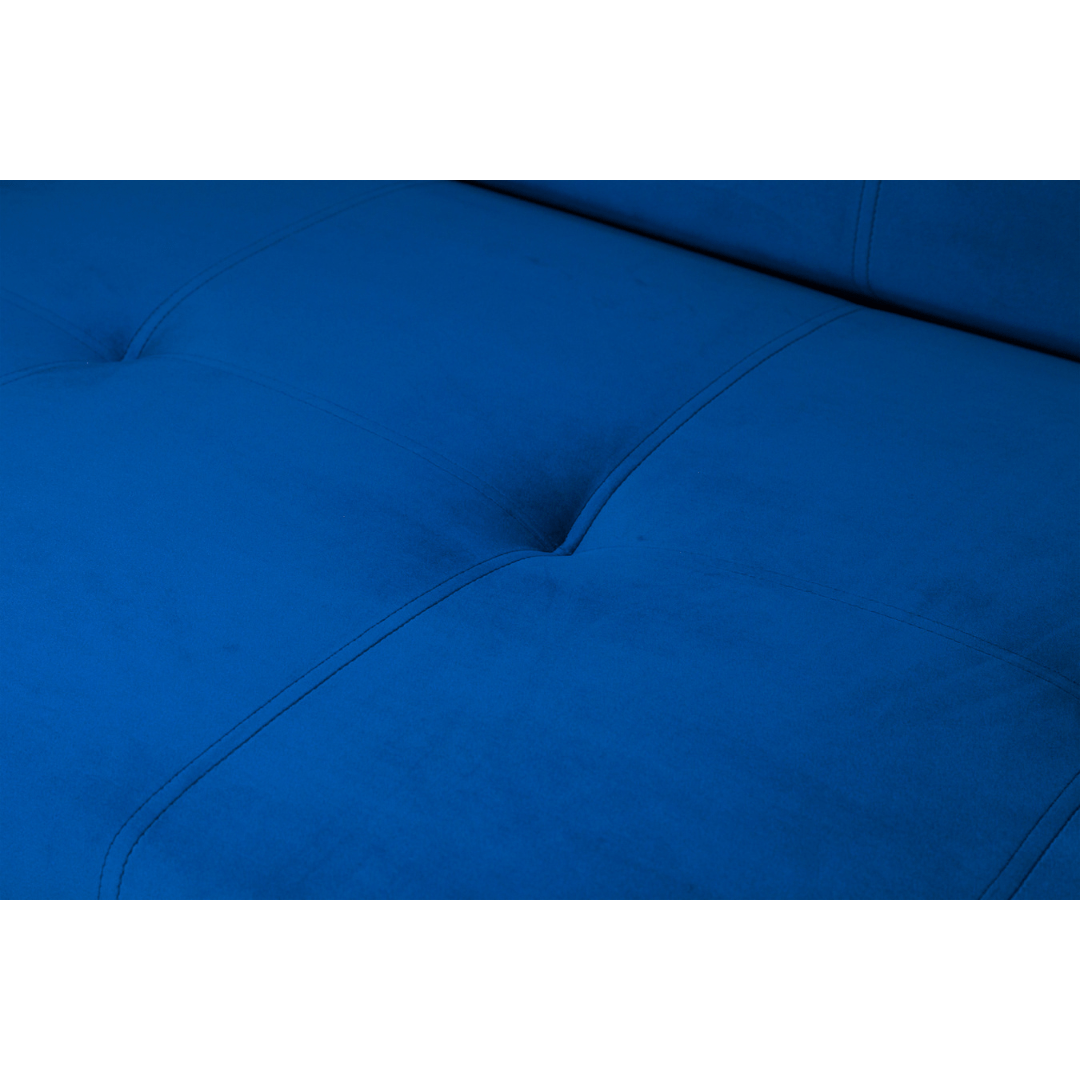 Viva Sofabed Plush Blue 2 Seater - Furniturezone
