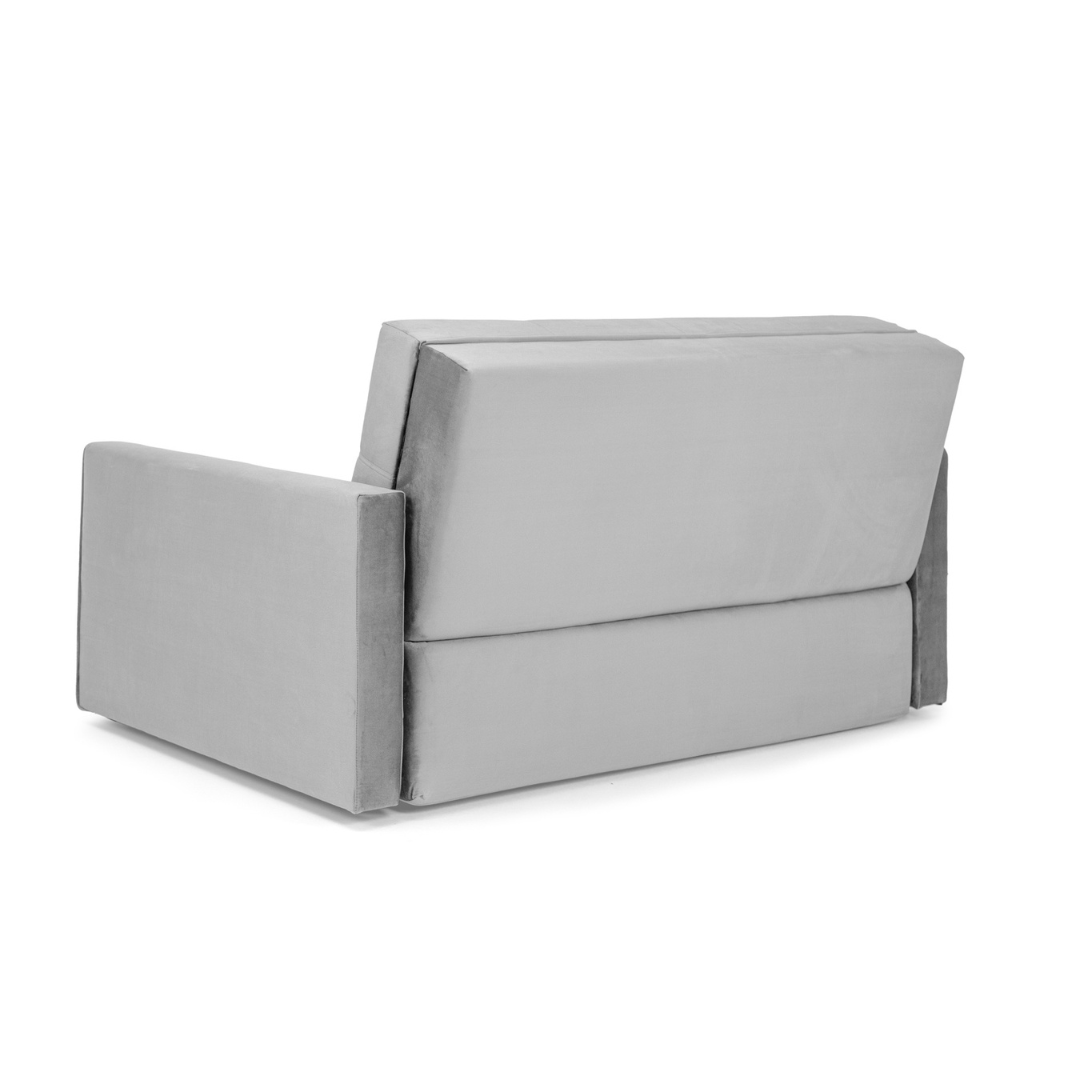 Viva Sofabed Plush Grey 2 Seater - Furniturezone