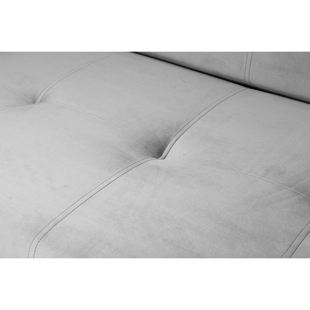 Viva Sofabed Plush Grey 2 Seater - Furniturezone