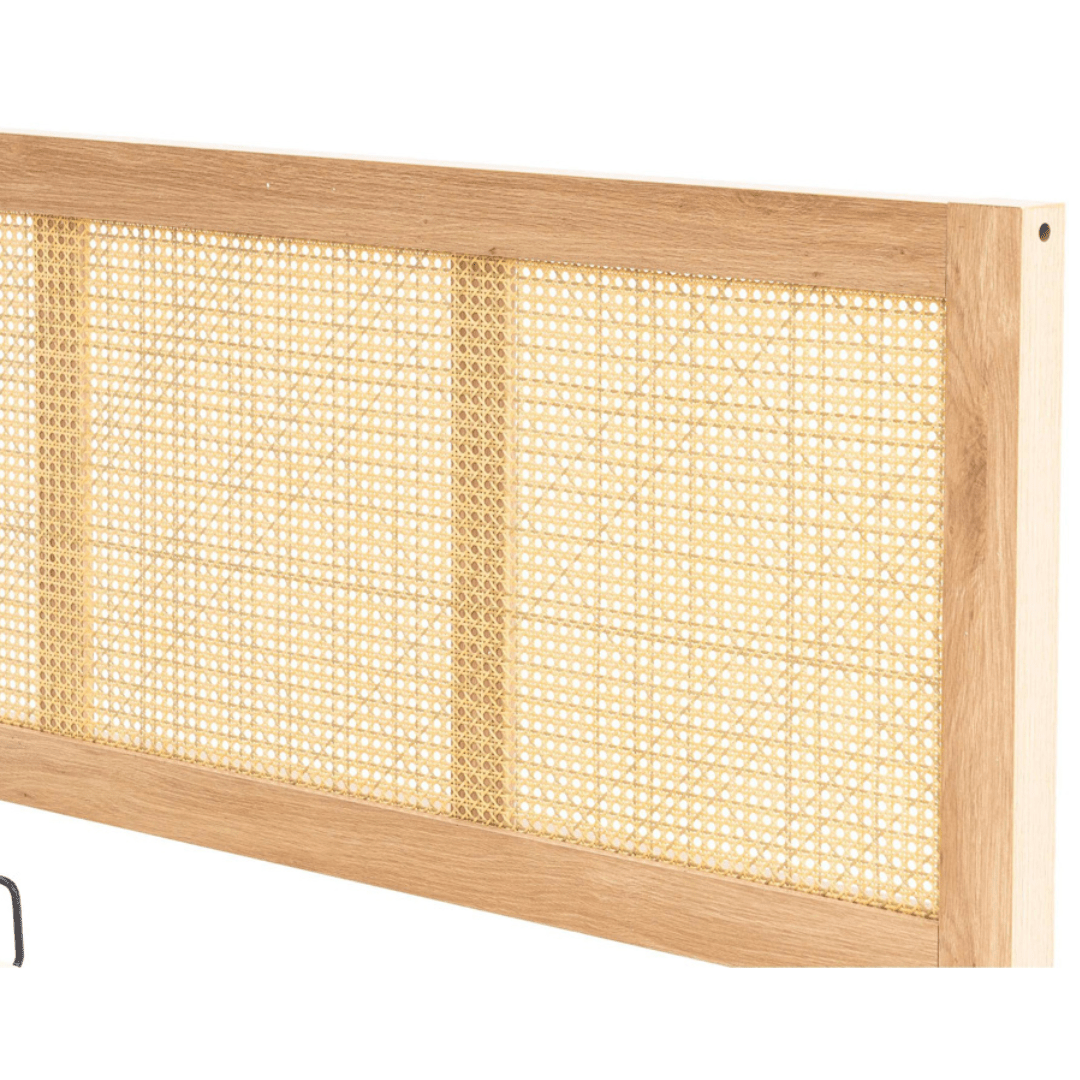 Vulpiano Rattan Ottoman Storage Bed Frame - Furniturezone