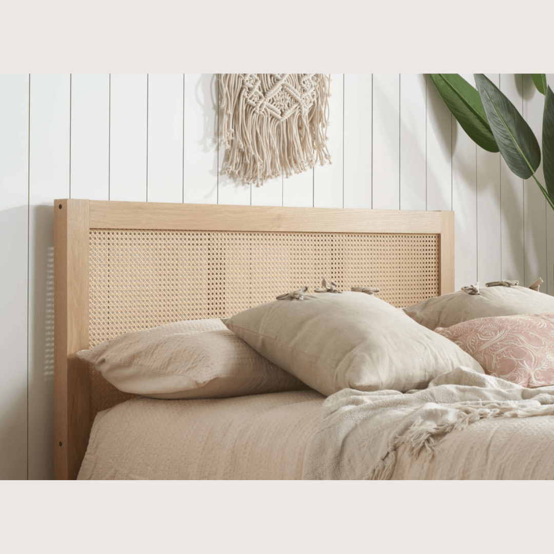 Vulpiano Rattan Ottoman Storage Bed Frame - Furniturezone