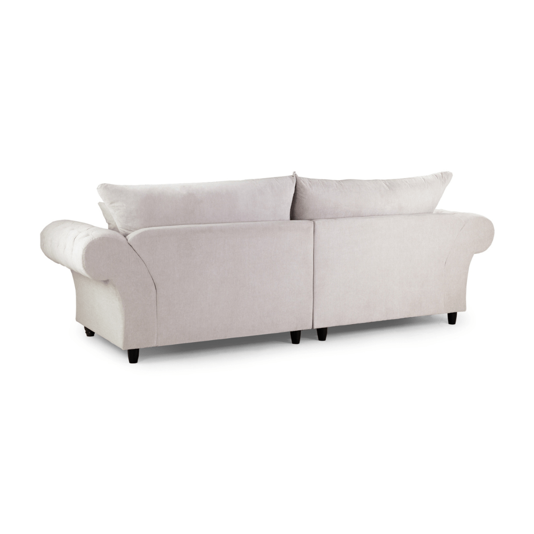 Windsor Full - back Stone Four Seater Sofa - Furniturezone