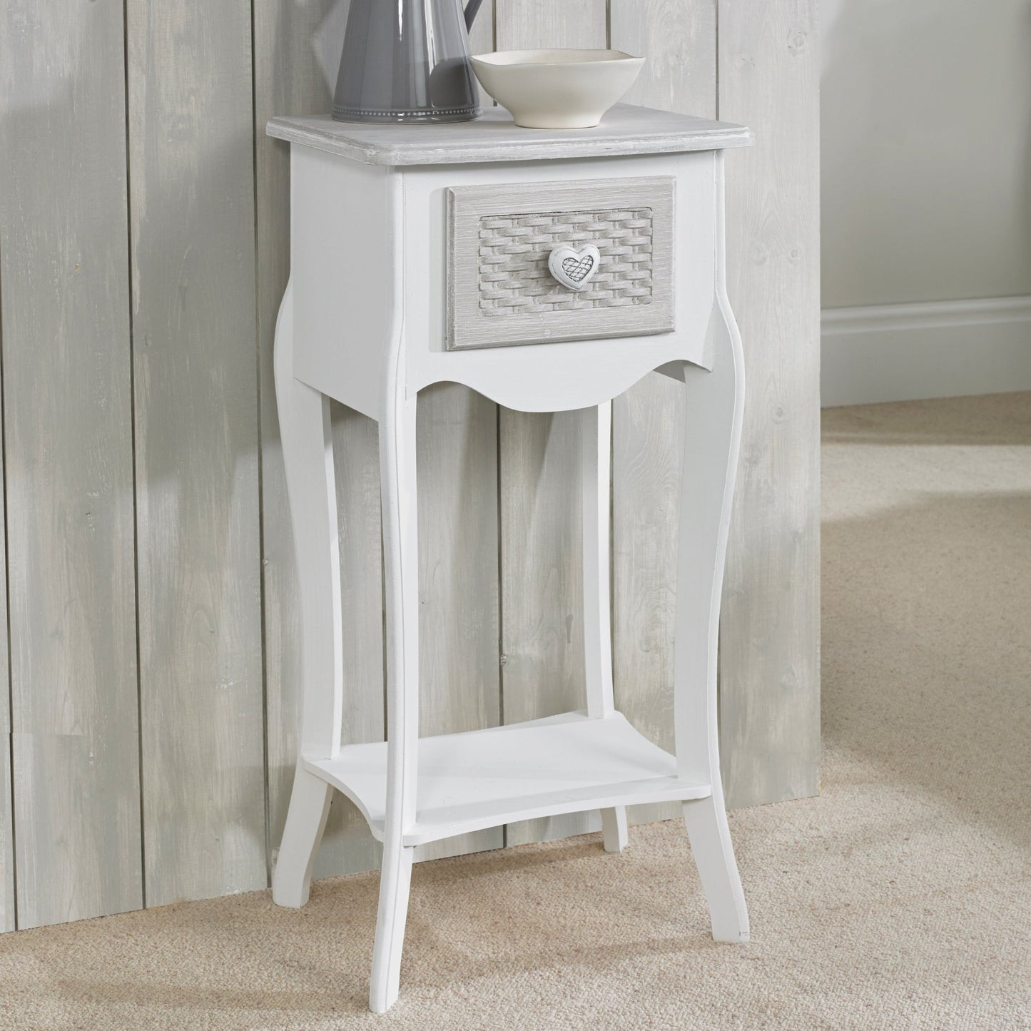 Britney 1 Drawer Bedside - Furniturezone