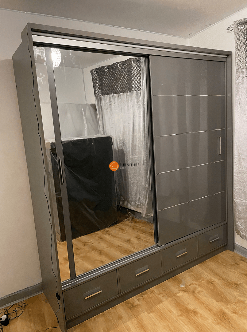 Delsie Sliding Wardrobe - Furniturezone