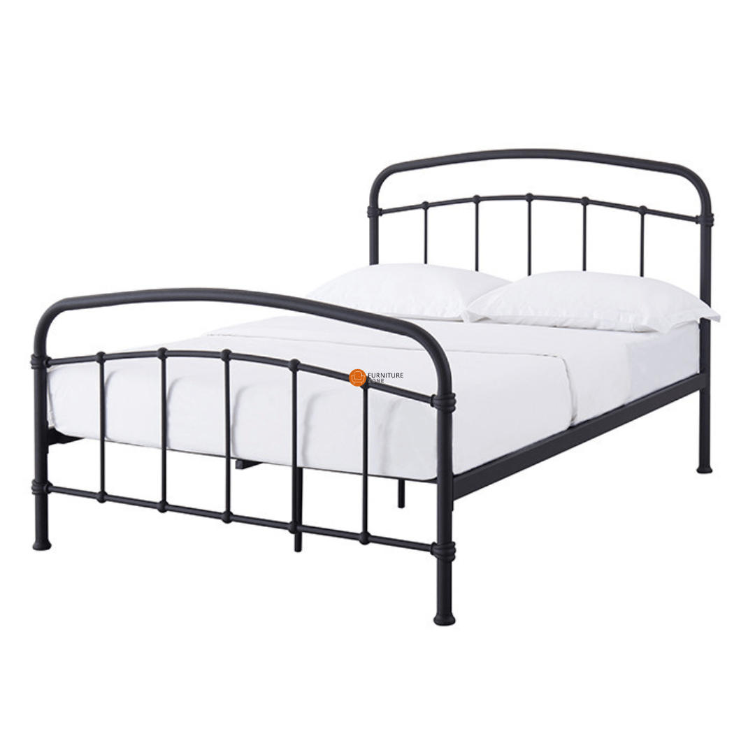 Derwent Metal Bed Frame - Copper & Black - Furniturezone