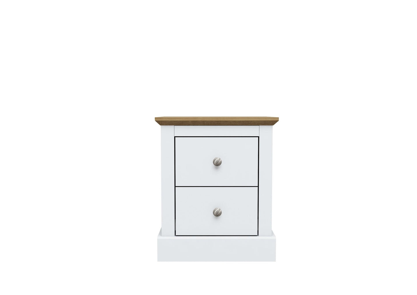 Devon 2 Drawer Bedside - Furniturezone