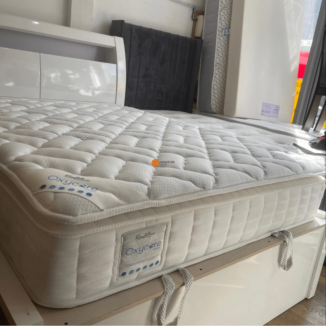 KOMFILINE Oxycore 1000 Pocket Pillow Top Memory Foam Mattress MEDIUM - FIRM FEEL - Furniturezone