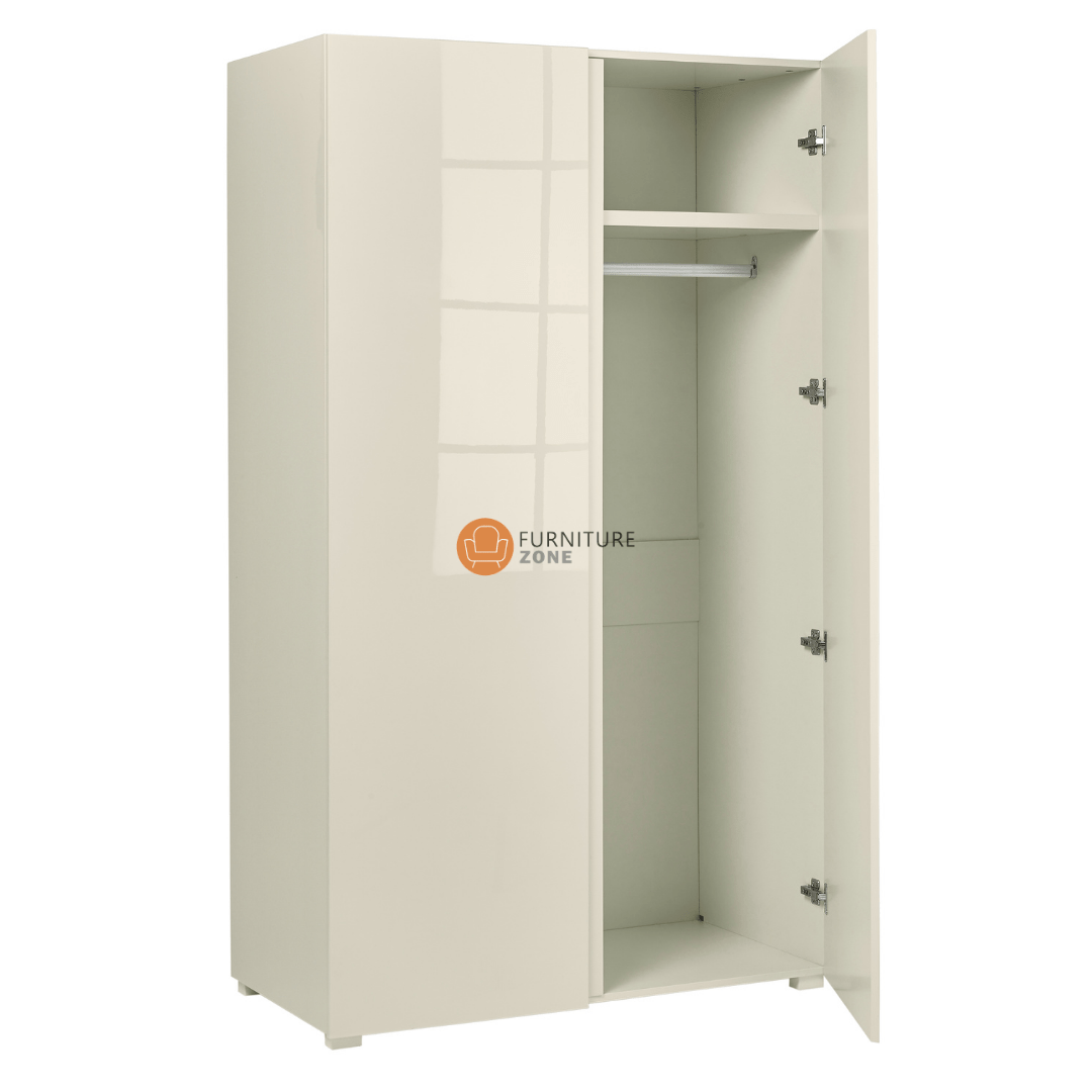 Puro Cream 2 Door Wardrobe - Furniturezone