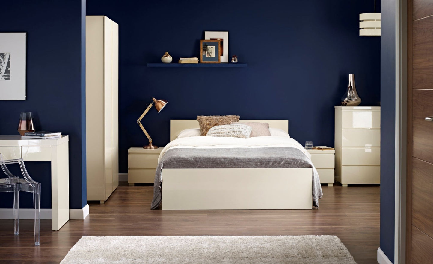 Puro Cream Bedroom Set - Furniturezone