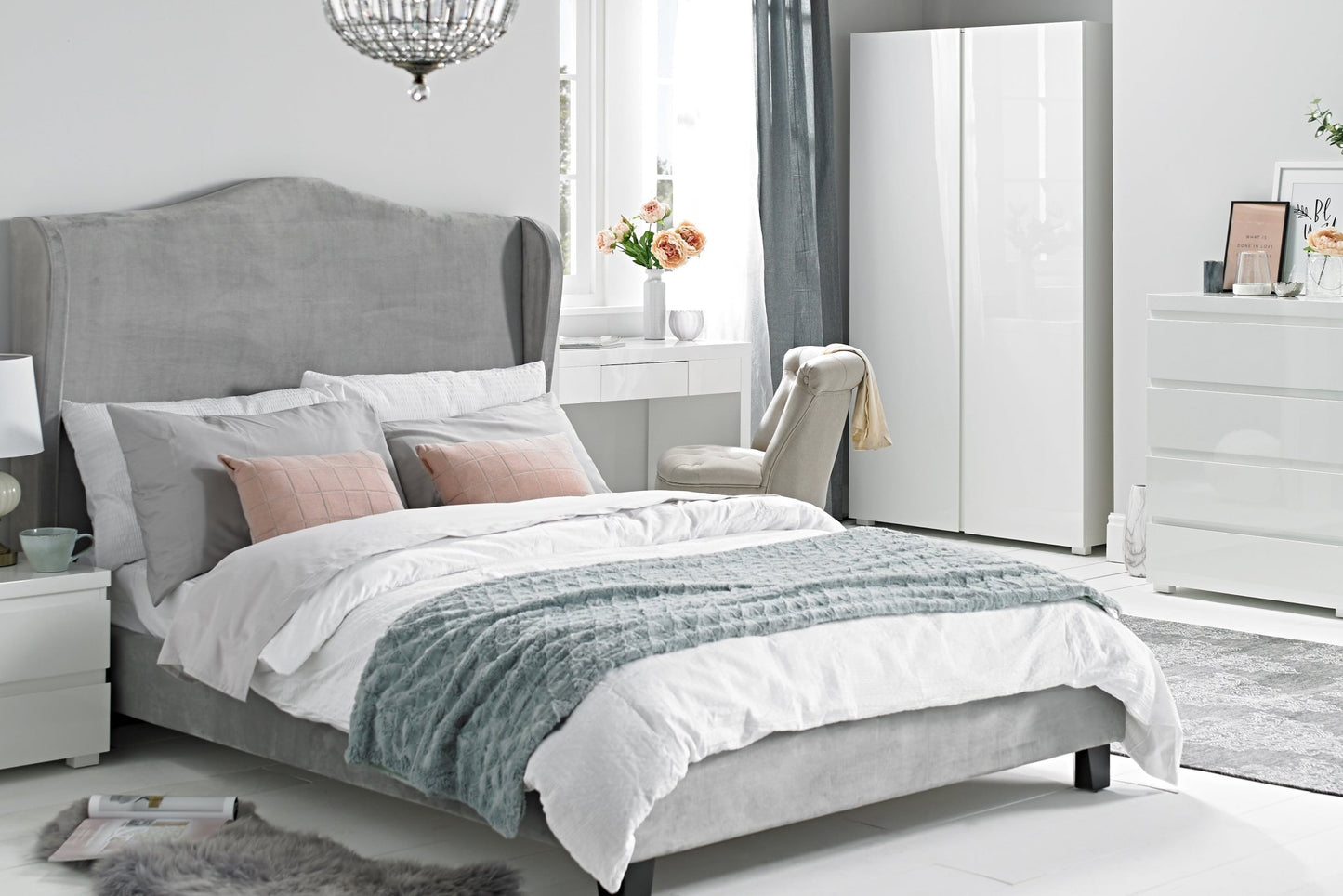 Puro White Bedroom Set - Furniturezone