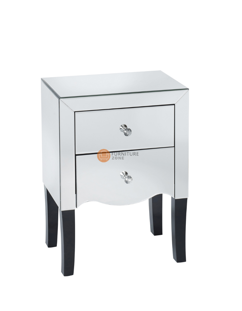 Rima 2 Drawer Bedside - Furniturezone