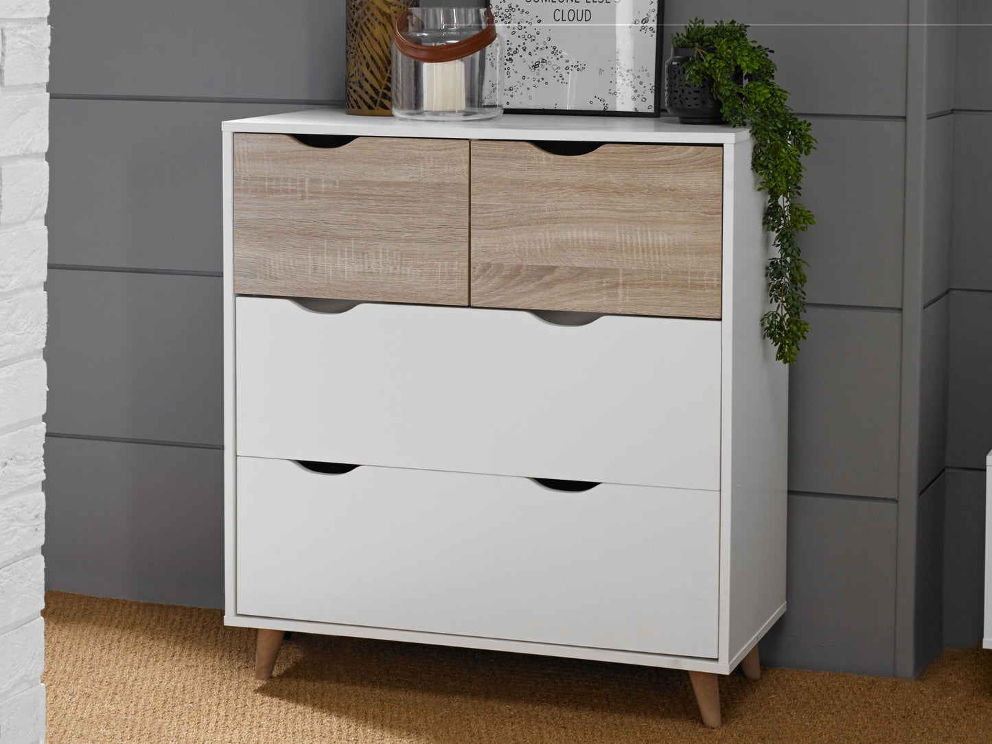 Skand 4 Drawer Chest - Furniturezone
