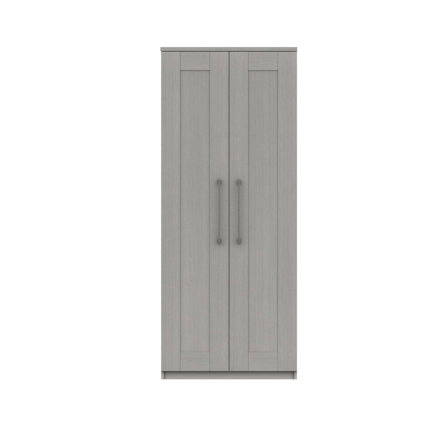 Stoke 2 Door Wardrobe (Delivered Assembled) - Furniturezone