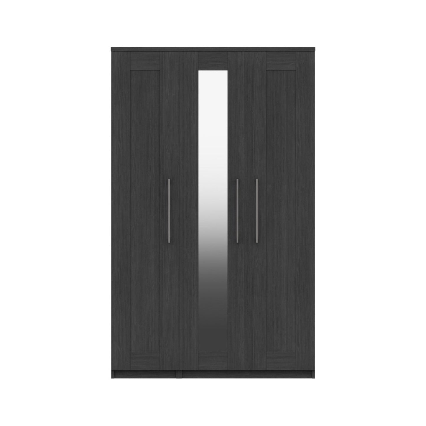 Stoke 3 Door Mirrored Wardrobe (Delivered Assembled) - Furniturezone