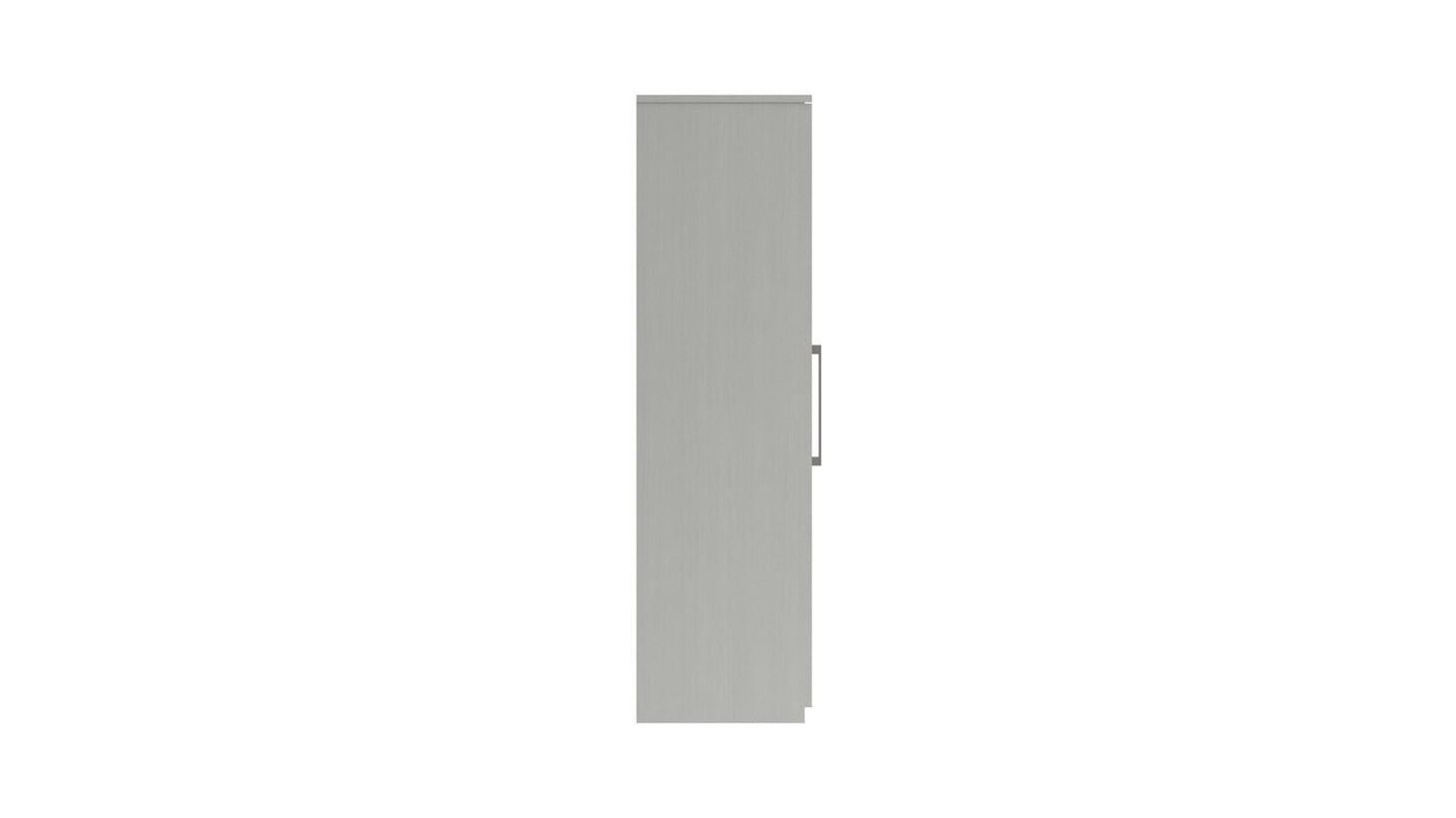 Stoke 3 Door Mirrored Wardrobe (Delivered Assembled) - Furniturezone