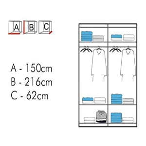 Venne Sliding Wardrobe - Furniturezone
