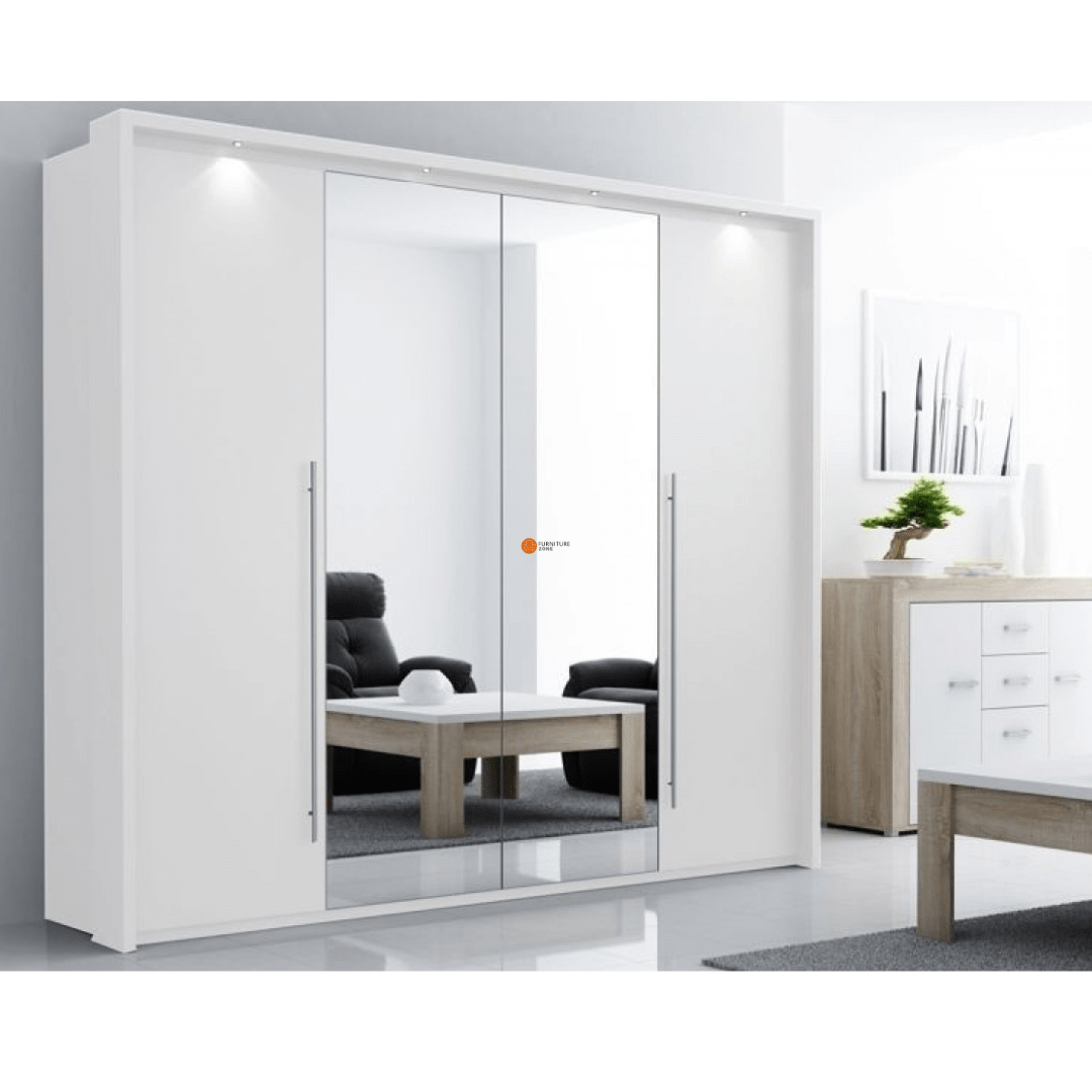 Vista Bi - folding Wardrobe - Furniturezone