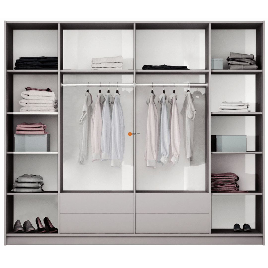 Vista Bi - folding Wardrobe - Furniturezone