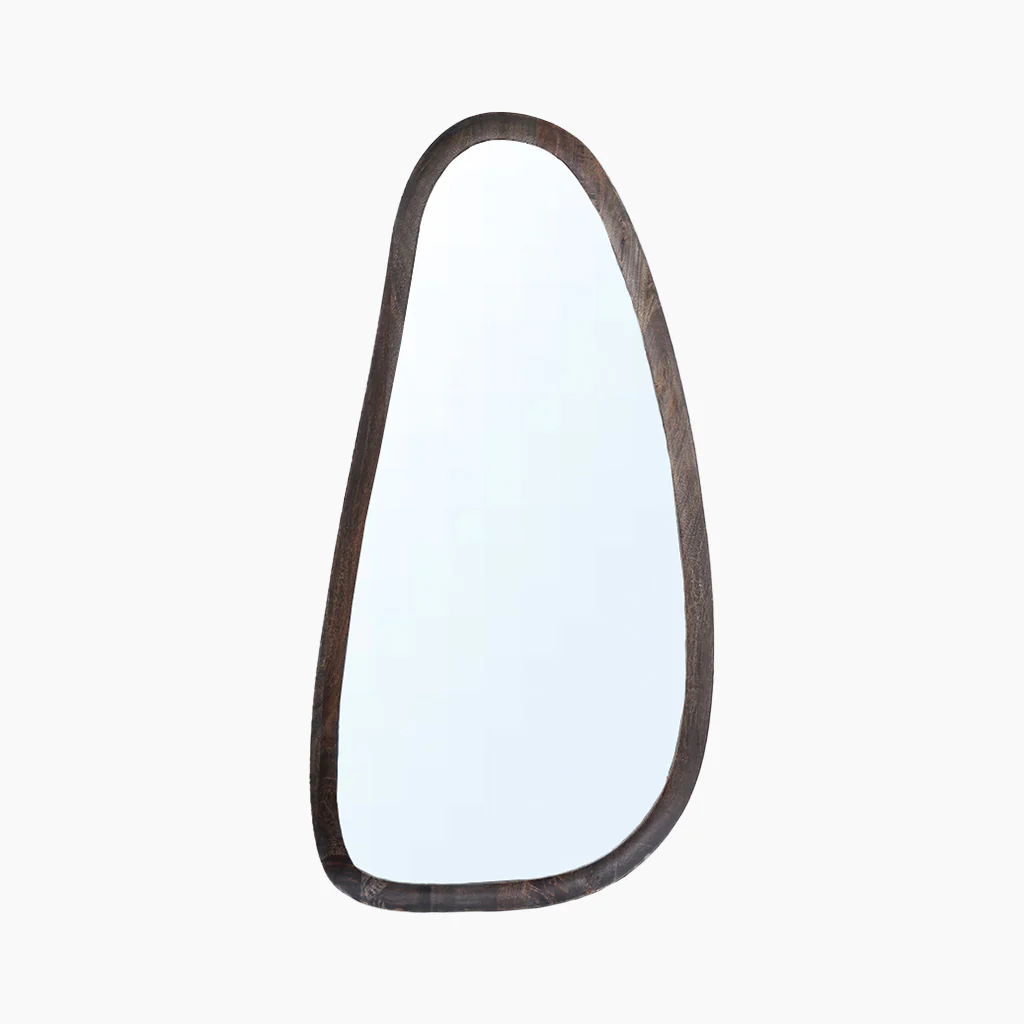 Thazin Asymmetrical Wooden Mirror