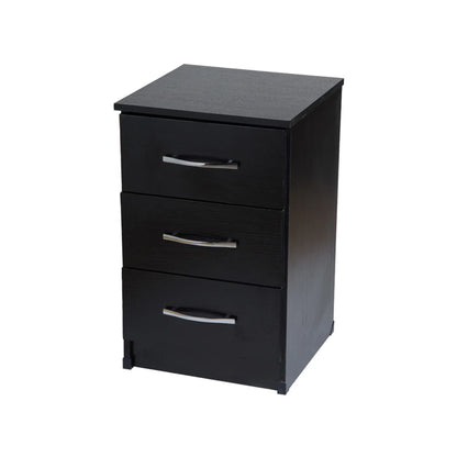 Mullen Three Drawer Bedside (Assembled)