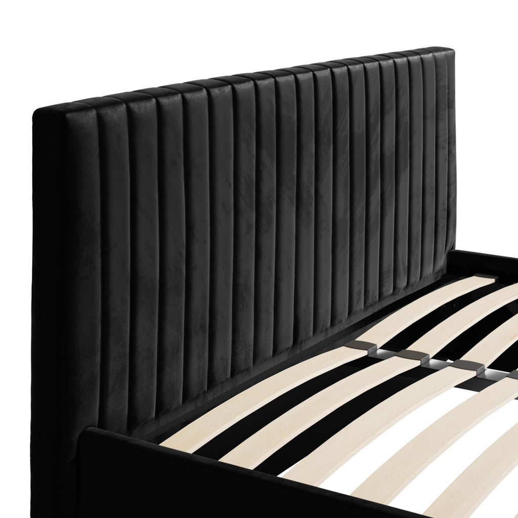 Antigua Ottoman Storage Black Bed Frame