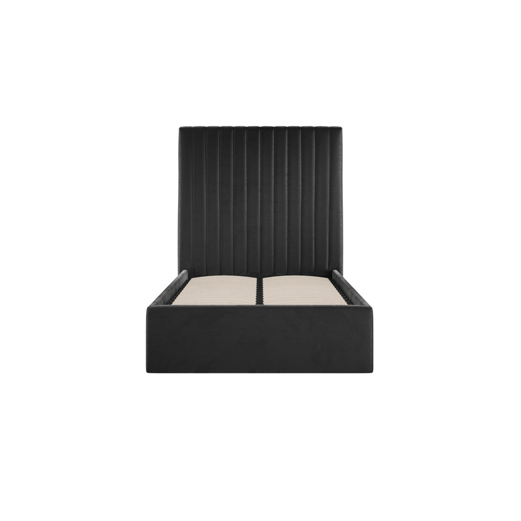 Antigua Tall Ottoman Storage Black Bed Frame