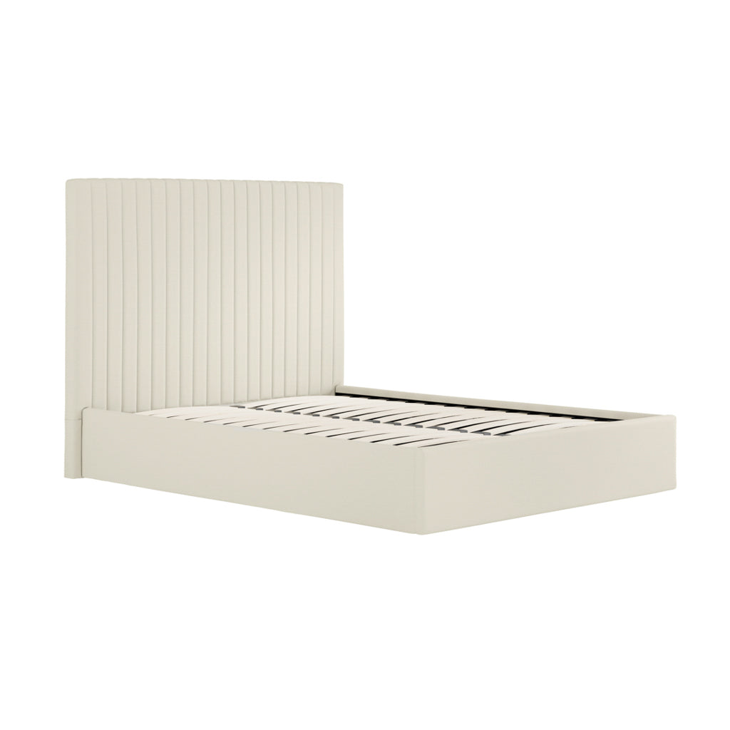 Antigua Tall Ottoman Storage Ivory Bed Frame