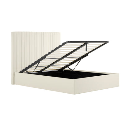 Antigua Tall Ottoman Storage Ivory Bed Frame