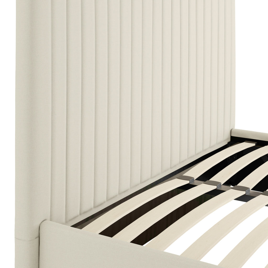 Antigua Tall Ottoman Storage Ivory Bed Frame