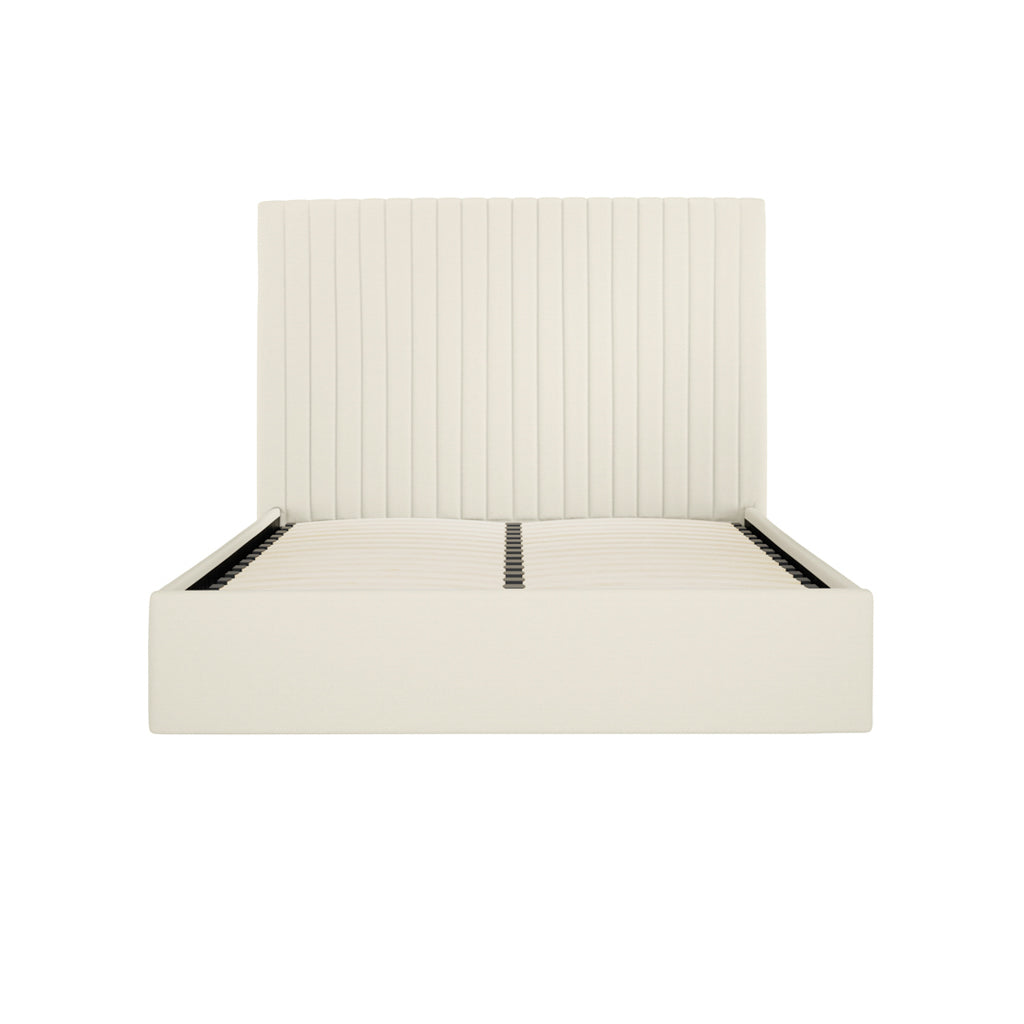 Antigua Tall Ottoman Storage Ivory Bed Frame