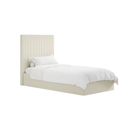 Antigua Tall Ottoman Storage Ivory Bed Frame