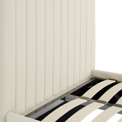 Antigua Tall Ottoman Storage Ivory Bed Frame