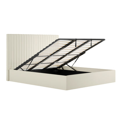 Antigua Tall Ottoman Storage Ivory Bed Frame