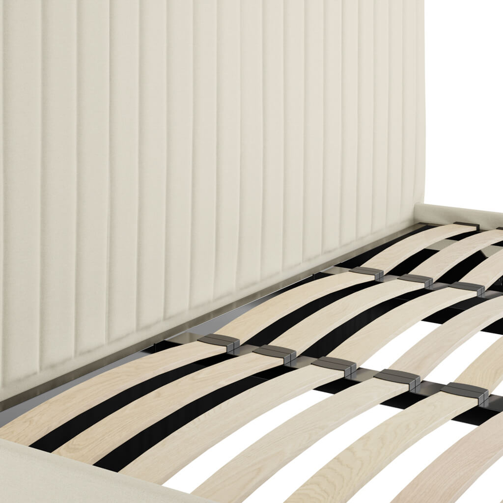 Antigua Tall Ottoman Storage Ivory Bed Frame